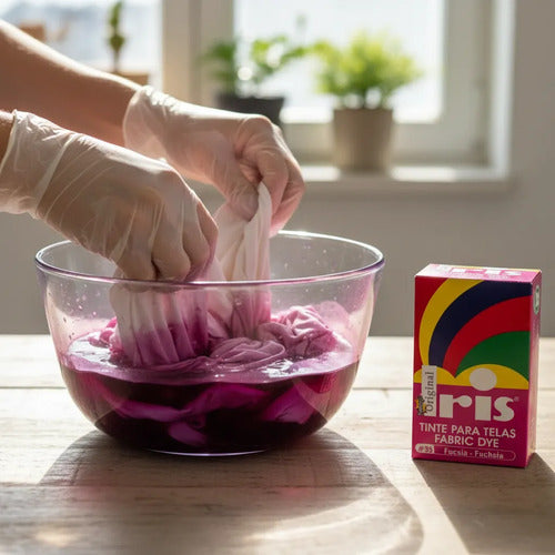 Tinta Para Telas Iris Fucsia