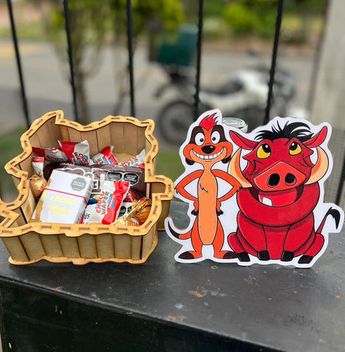 Regalo Ancheta Timón Y Pumba Del Rey León