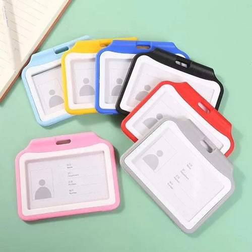 Porta Carnet Escarapela Horizontal Colores X 3 Unidades