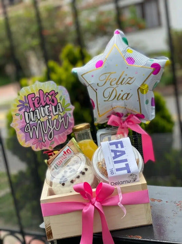 Regalo Ancheta Dia De La Mujer Desayuno