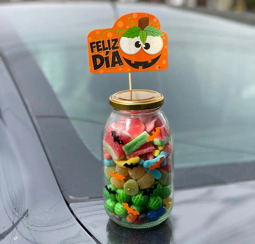 Regalo Halloween Frasco Dulces