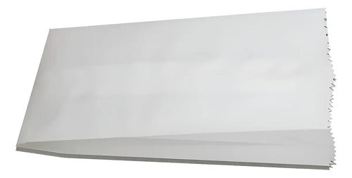 Bolsa De Papel Antigraso 2 Libras 23.5x10.5cm - 100 Unidades Blanco 23.5x10.5cm