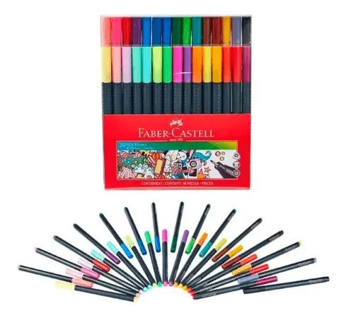 Micropunta Faber Castell X 30  Dorado-negro