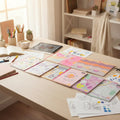 Cuaderno Stickers Cosido Cuadriculado 100 Hjs X 12 Unidades