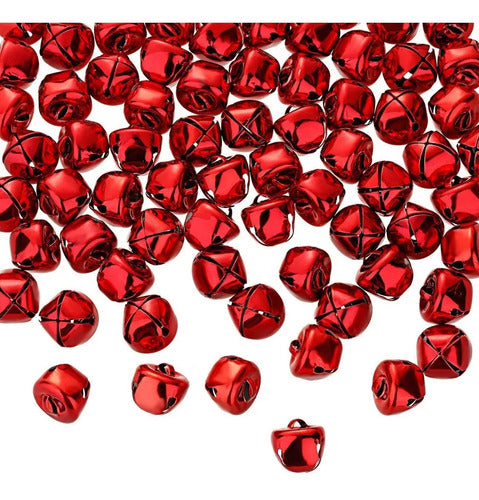 Cascabel Pequeño Rojo Diámetro 12mm X 500 Unidades