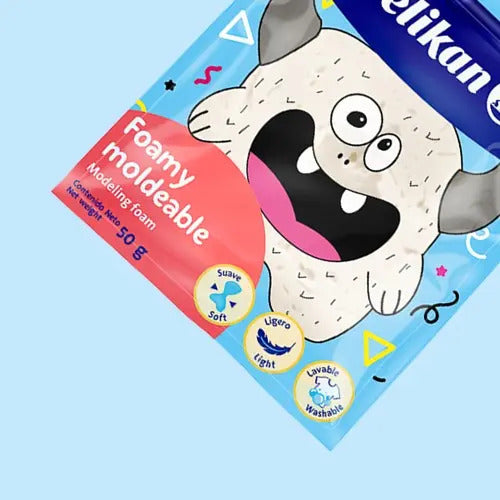 Foamy Moldeable Lavable Pelikan 50gr Color Blanco