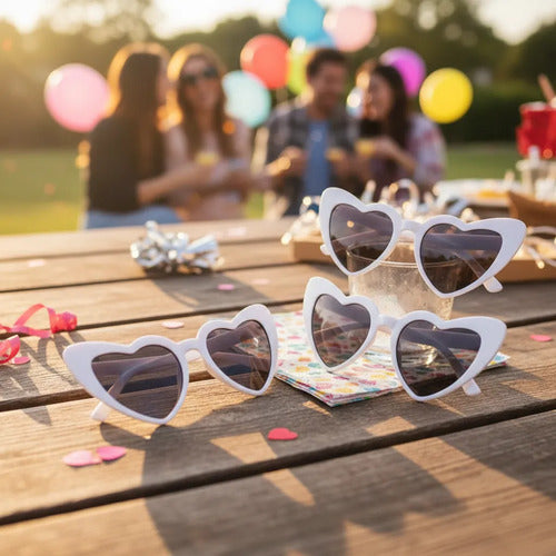 Gafas Para Eventos, Fiestas O Bodas Corazón X 10 Unidades