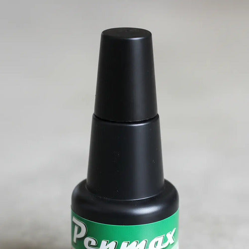 Tinta Negra Para Almohadilla/sellos Penmax 24ml - 6 Unidades Negro