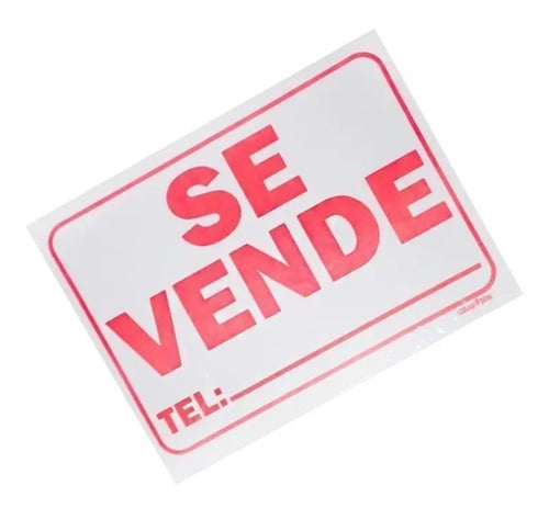 Aviso Se Vende Tamaño Carta * 25 Unidades