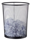 Papelera Oficina Malla Negra Negro