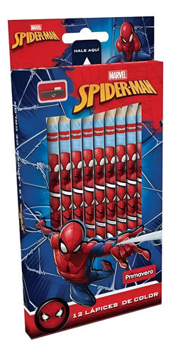 Colores Primavera Spiderman X12 Colores X 12
