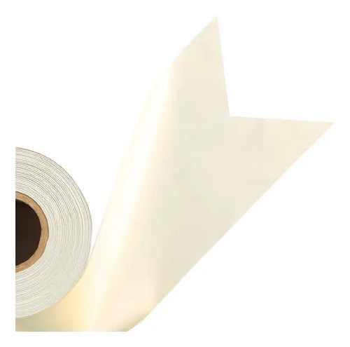 Cinta Color Champaña Raso Tela Satín Moños 3.5cm X 25 Metros Champaña