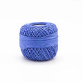 Hilo Lana Azul Medio Ovillo Crochet 50 Gr Azul