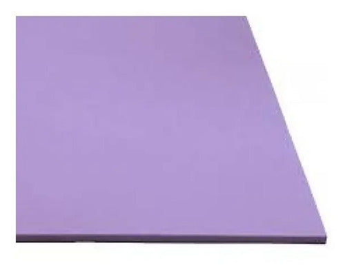 12 Pcs Papel Foami Fomi Pliego Lila