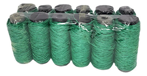 Pita Para Cometa En Fibra Cono X 100 Metros Verde Pita