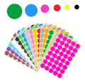 Rotulo Adhesivo Redondo Surtido 1.6 Cm - 162 Pcs - 12 Packs Surtido