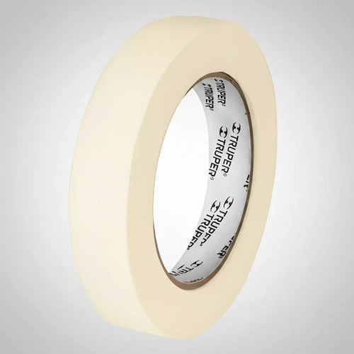 Cinta De Enmascarar 1 Pulgada 24 Mm X 20 Metros - 3 Rollos Beige 24mm X 20mts