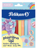 Plastilina Pastel Pelikan X 10 Colores Pastel