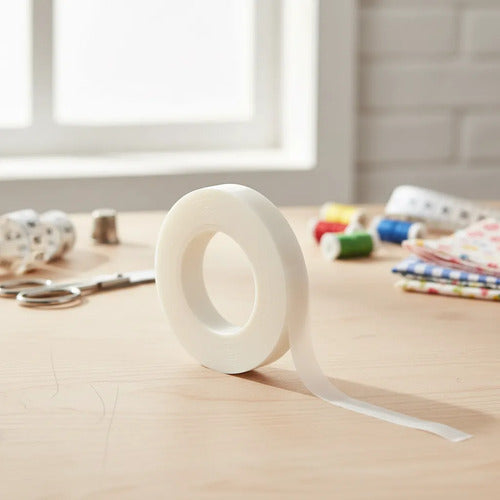 Cinta Floraltape Floratex 1cm X 27 Metros - 3 Rollos Blanco Lisa