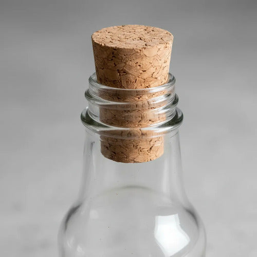 18 Pcs Frascos De Vidrio Con Corcho Recordatorio, 100 Ml