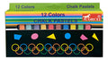 Tiza Pastel X 12 Colores Pastel