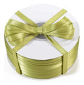 Cinta Verde Oliva Raso Tela Satín Moños 100 Mts X 7mm Verde