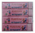 Plastilina Barra Mi Trensito Rosado 55gr X 12 Unidades