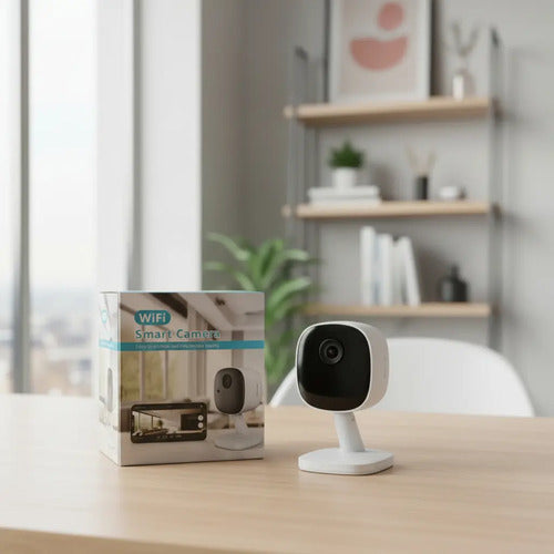 Cámara De Seguridad Wifi Fija Inteligente Fullhd Blanco