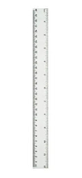 Regla 30 Cm Transparente X 12 Unidades