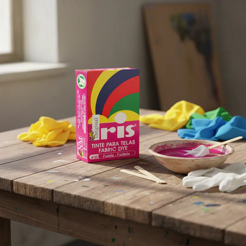 Tinta Para Telas Iris Fucsia