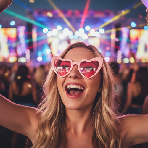 Gafas Para Eventos, Fiestas O Bodas Corazón X 10 Unidades