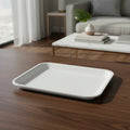 Bandeja Desechable Icopor 22.9x17.8cm #4 X 50 Unidades Blanco