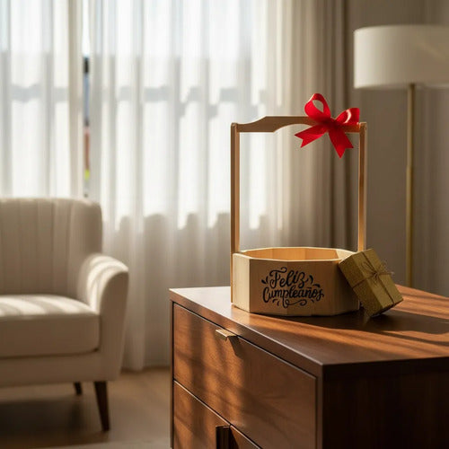Cajas En  Madera Para Regalo De Feliz Cumpleaños