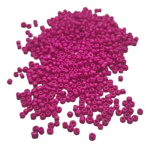Mostacilla China Color Fucsia X 500gr Fucsia 2 Mm