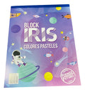 Block Papel Iris Colores Pastel Carta - 35 Hojas X 6 Blocks Pastel