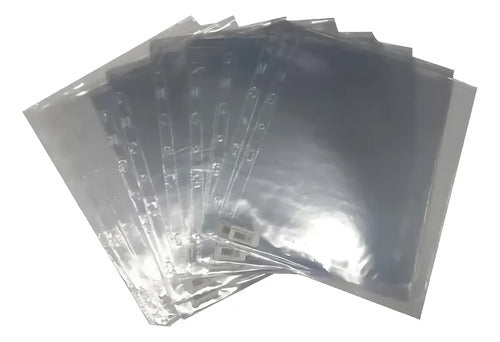Sobre Bolsillo De Acetato Oficio Grueso X 100 Unidades  Transparente