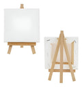 Lienzo Mini Con Caballete 10x10cm Blanco