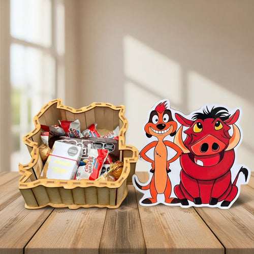 Regalo Ancheta Timón Y Pumba Del Rey León