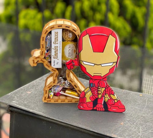Regalo Caja Iron Man Rojo