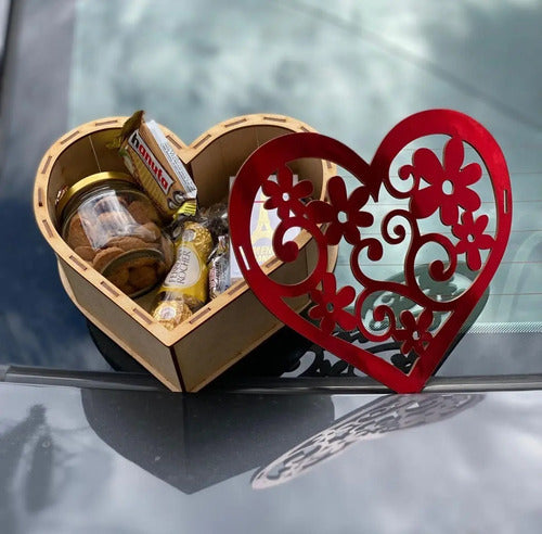 Regalo Caja Forma De Corazón