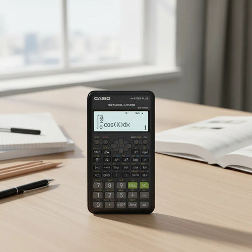 Calculadora Casio 417 Funciones Fx-570es Plus Negro
