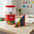 Regleta Matemática Cuisenaire Madera X 100 Piezas