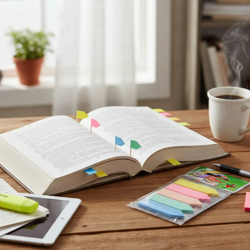 Notas Adhesivas Post It Banderitas Pastel X 125 Und Pastel