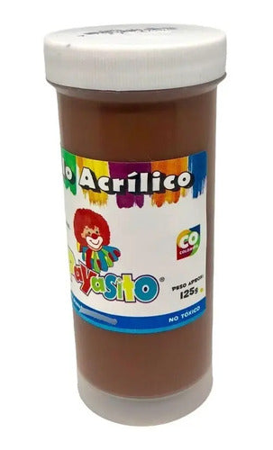 Vinilo Acrílico Payasito Cafe 125 Gr X 3 Unidades
