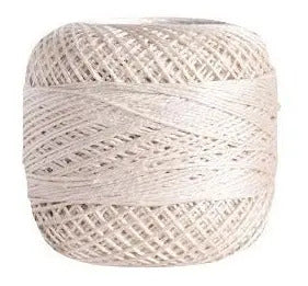 Hilo Lana Blanco Ovillo Crochet 50 Gr Blanco