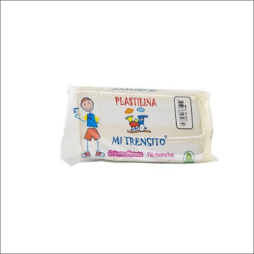 Plastilina Barra Mi Trensito Blanco 500gr Blanco