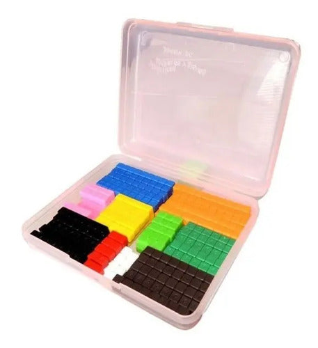 Regleta Cuisenaire Plastica Numerada X 100 Piezas