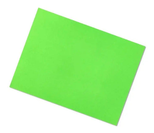 Fomi Foami 1/8 Verde Paquete X 10 Unidades