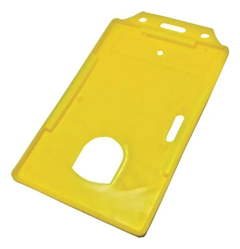 Escarapela Rígida 8.5x5.5cm Vertical X 25 Unidades