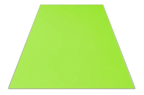 12 Pcs Papel Foami Fomi Pliego Verde Claro  Verde Claro